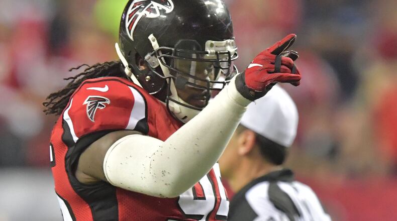 Falcons defensive tackle Jonathan Babineaux has spent 12 seasons with Atlanta.