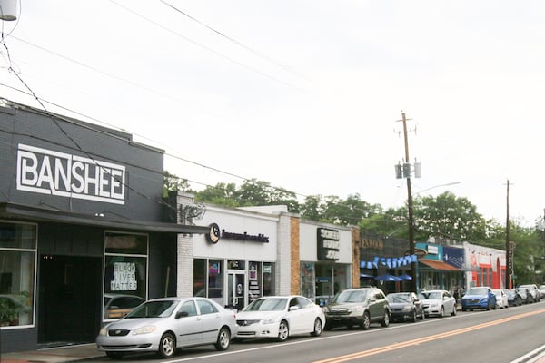 Banshee is one of the long-tenured restaurants in East Atlanta Village that has built the neighborhood's reputation as a dining and nightlife destination. (Katrina Merto for the AJC)
