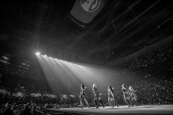 TWICE performs to a sold-out crowd at State Farm Arena on Thursday, Feb. 24, 2022. (Photo courtesy of JYP Entertainment)