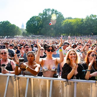 High Suspect brought guitar-heavy rock to a sweltering Piedmont Stage last year. (Ryan Fleisher for the AJC 2025)