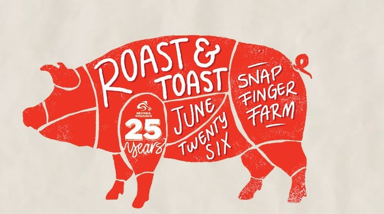 To celebrate its 25th anniversary, Georgia Organics of Atlanta will hold its "Roast & Toast" awards program and hog roast from 3-6 p.m. June 26 at Snapfinger Farm in Stockbridge. (Courtesy of Georgia Organics)