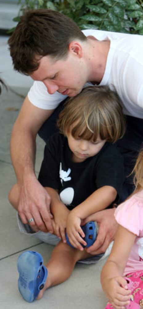 Learning Kung Fu a kick for little ones