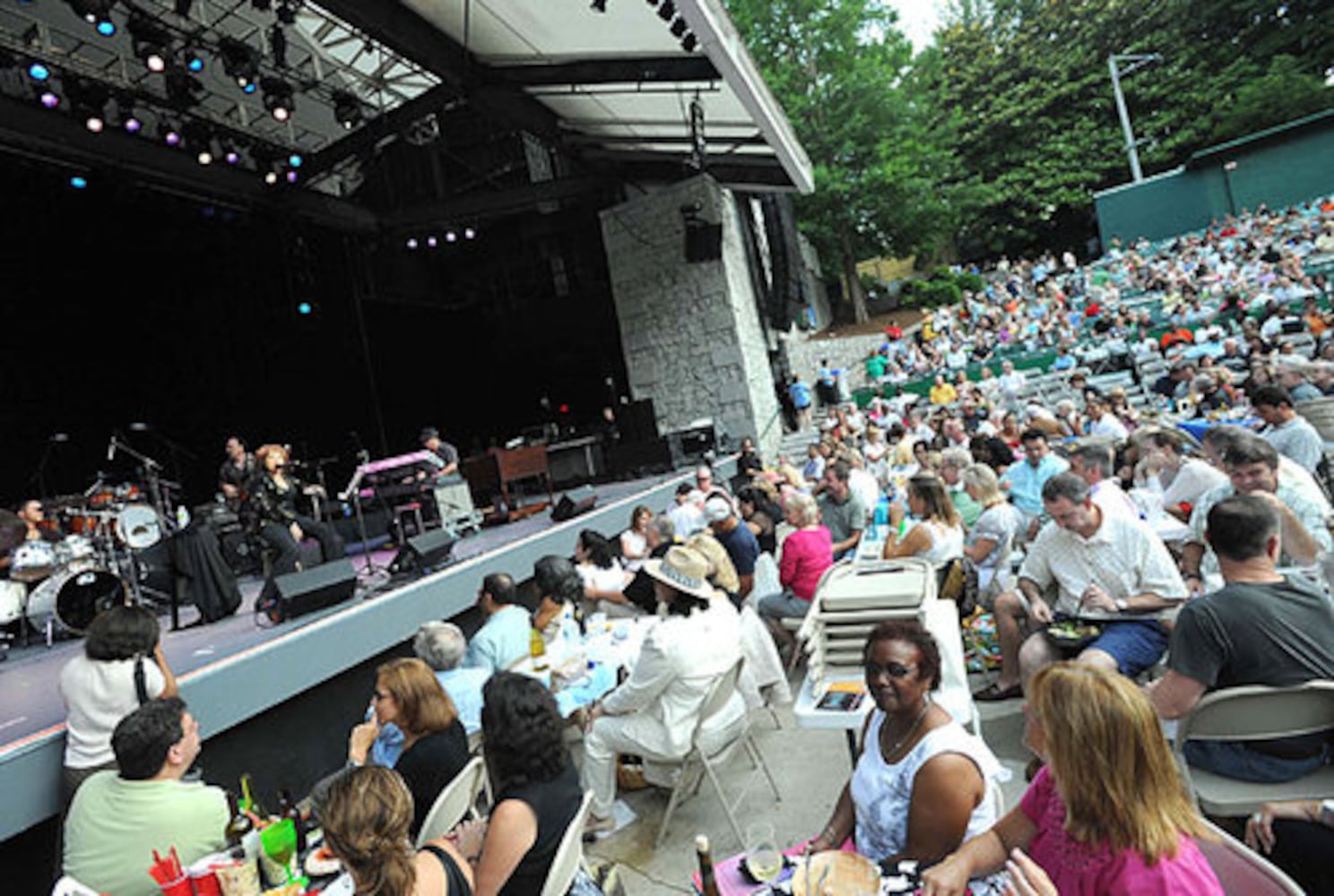 Al Green, Etta James at Chastain