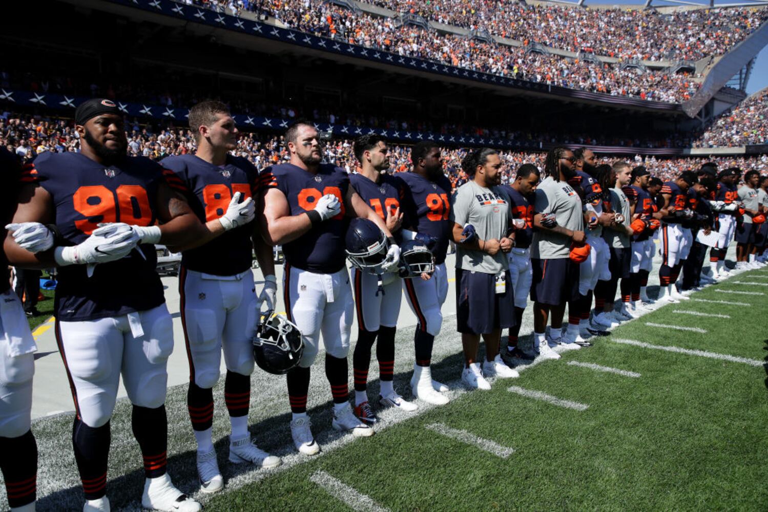 nfl takes a stand on football sunday