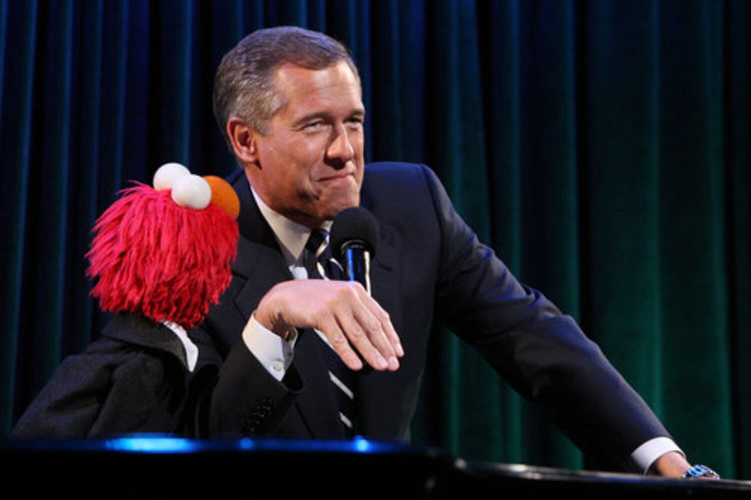 Elmo and friends go black tie at gala