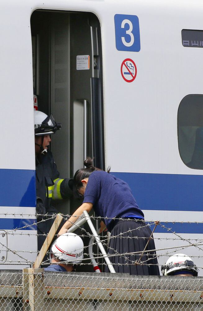 June 30, 2015: Japan train fire