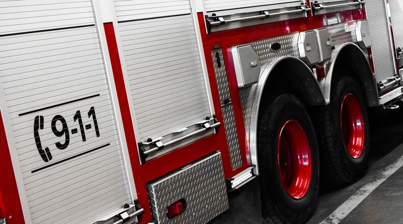 A homeless man was detained by Atlanta police after allegedly stealing and crashing a fire engine into a parked car Saturday afternoon.