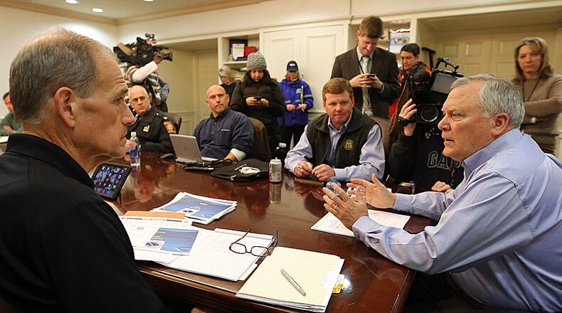 Who’s in charge when metro Atlanta is in danger? That question, asked by many an exasperated resident in the wake of this year’s major storms, was debated Tuesday by top state, local and business officials charged with making things better next time. They found no easy answer. FULL ARTICLE HERE | MORE: Ice storm a second chance for Deal | DOCUMENT: Georgia's snow and ice plan | Special section: 2014 Winter Storms