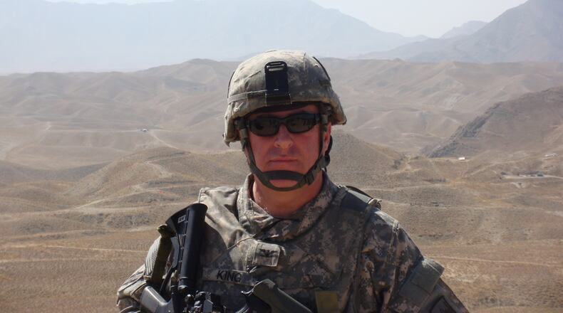 John King, pictured here in the northern Afghanistan city of Kunduz in 2010, served as a senior military adviser to Afghanistan's Minister of the Interior. (Courtesy of Commissioner John King)