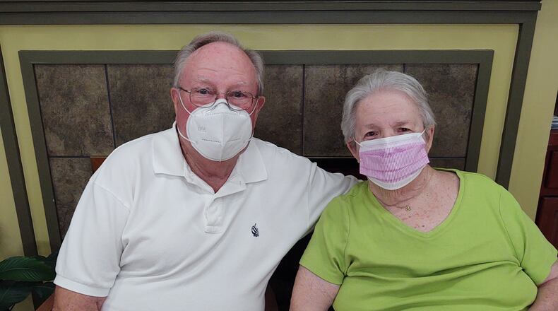 Larry Burnett and his wife Carol.
