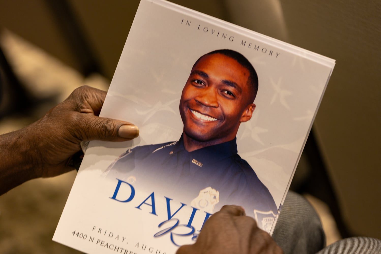 Flags fly at half-staff for slain DeKalb officer’s memorial service

