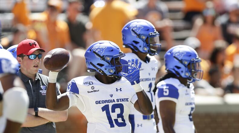Georgia State quarterback Dan Ellington passed for 126 yards. File photo