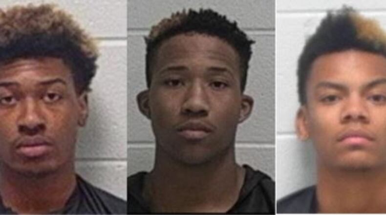 From left: Kelvin Williams, Jeremy Minor-James, Quincy Walker, Jaylen Love