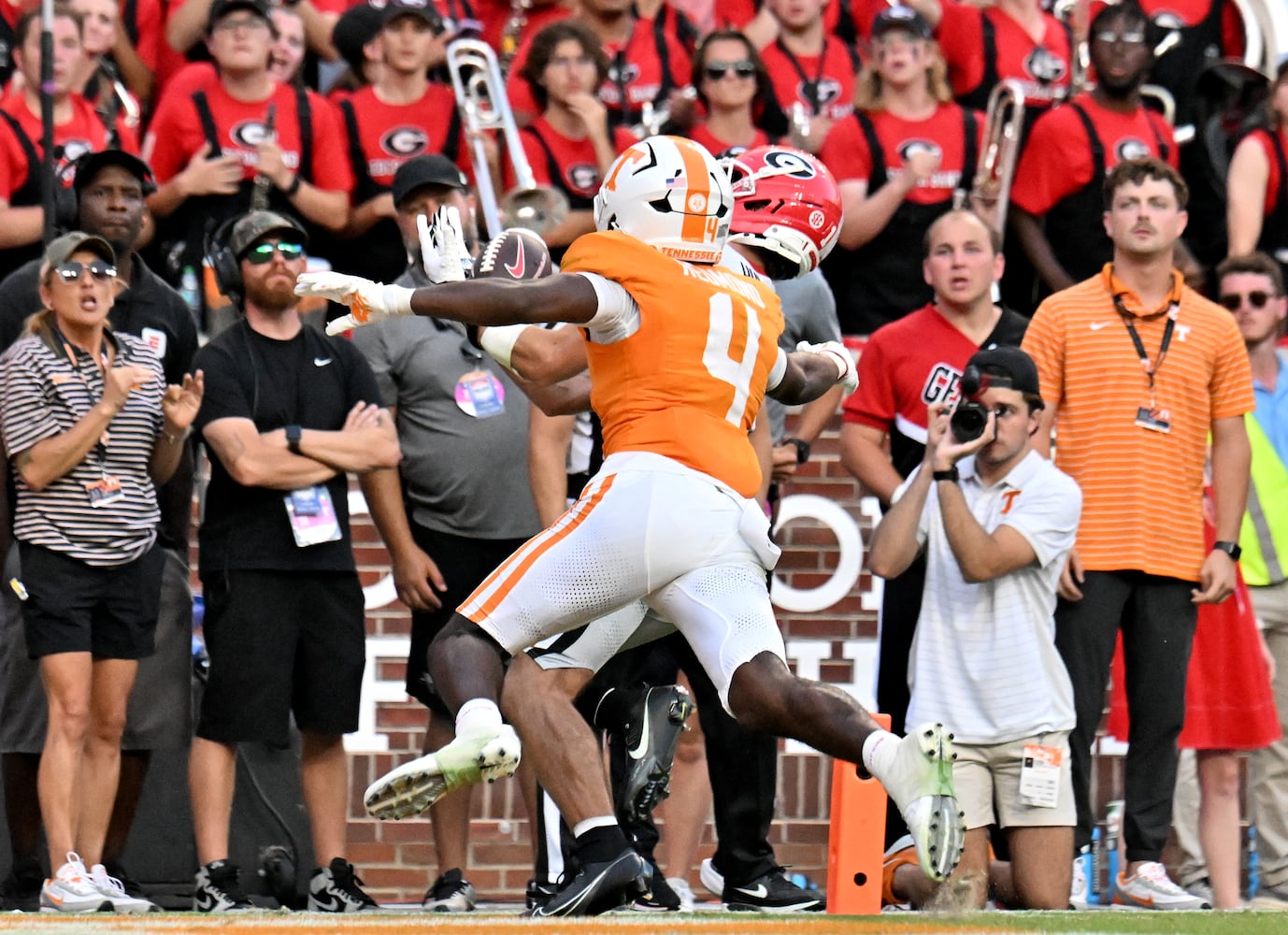 Georgia vs. Tennessee football