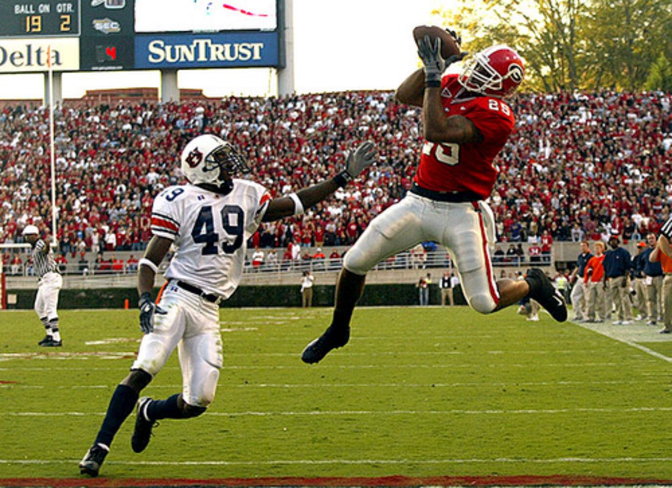 UGA vs. Auburn through the years