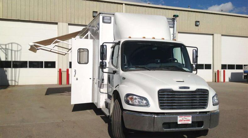 Sandy Springs will split the $246,000 cost of a Freightliner M2 Multi-Purpose Command Transport 20 vehicle with Dunwoody, Brookhaven and Johns Creek. CITY OF SANDY SPRINGS