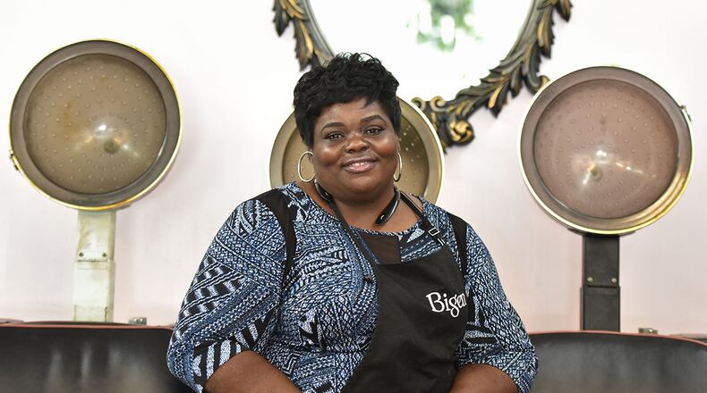 June 5, 2015 Atlanta - Portrait of Angel Howard at her salon in Atlanta on Friday, June 5, 2015. We profile Georgians who stand to lose the federal tax credits they receive to buy Affordable Care Act coverage if the Supreme Court rules against the federal government. HYOSUB SHIN / HSHIN@AJC.COM
