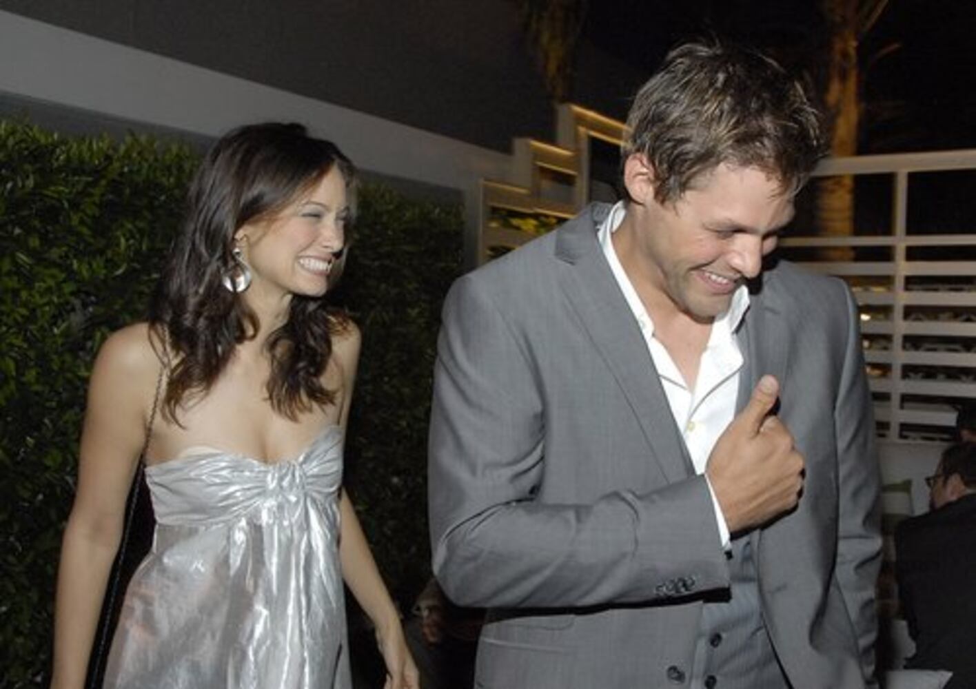 NBC stars party with the press