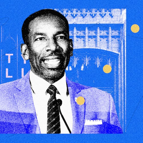 A few weeks ago, Atlanta Mayor Andre Dickens announced a plan to extend the city's tax allocation districts for several decades to raise revenue for housing on the city's south and west sides. (Photo Illustration: Philip Robibero/AJC | Source: Getty)