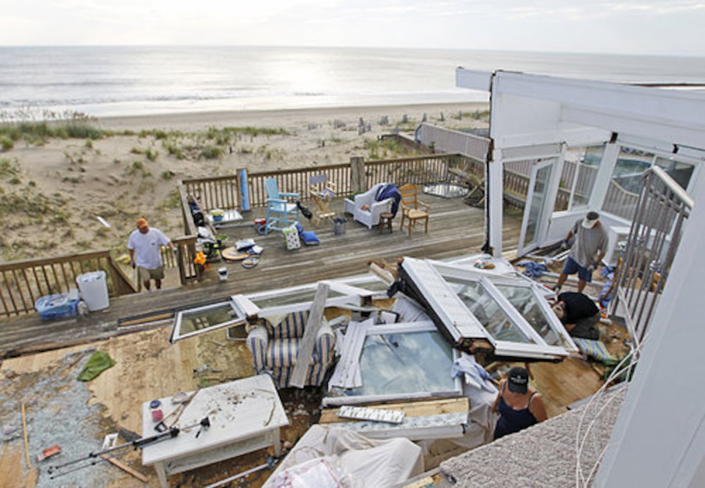 Hurricane Irene hits Virginia