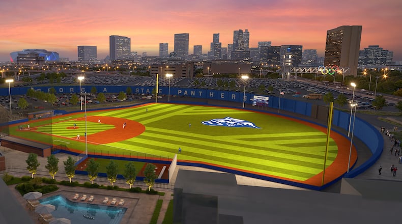 The city of Atlanta gave Georgia State University the green light to start construction on a new baseball facility. (Courtesy of Georgia State University Athletics)