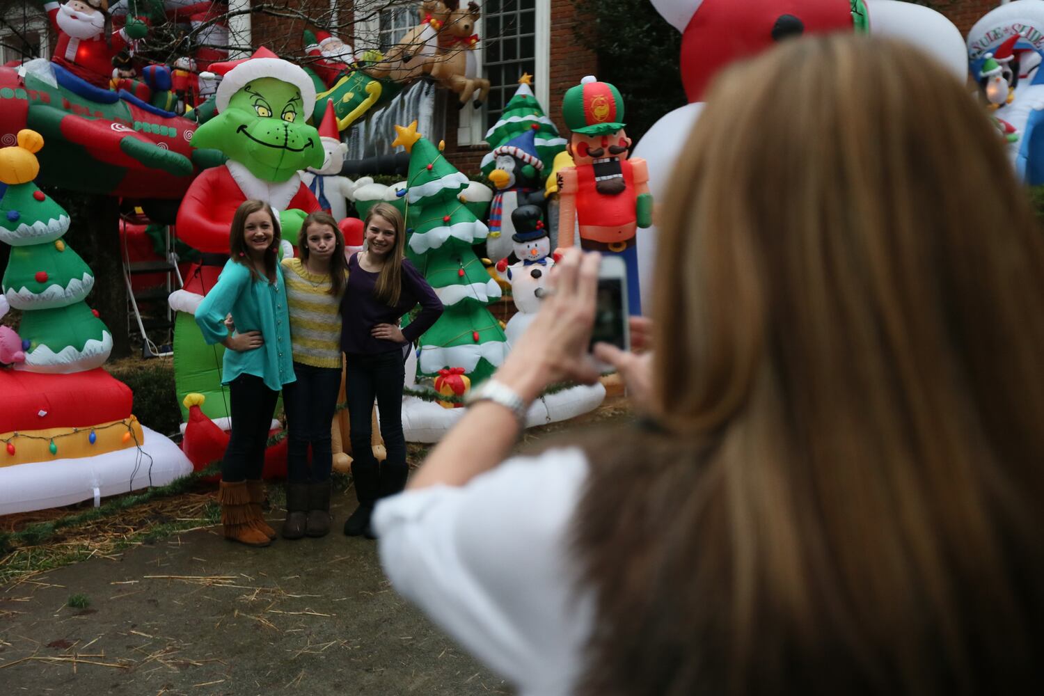 Brookhaven Christmas yard display