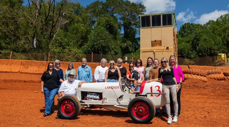 The Lanthier family recently took the car to Winder Barrow Speedway, where Tonya was able to drive the car around the track a few times. She said driving the car was a god experience and she realized how much she learned from her grandfather.
