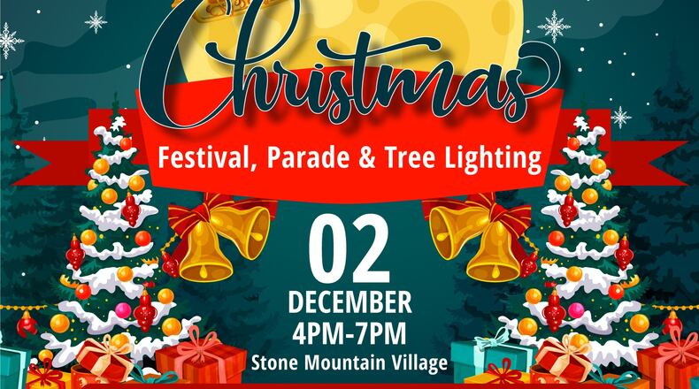 A Christmas Fair, Parade and Tree Lighting will take place 4-7 p.m. Dec. 2 on Main Street in Stone Mountain Village. (Courtesy of Stone Mountain Village)