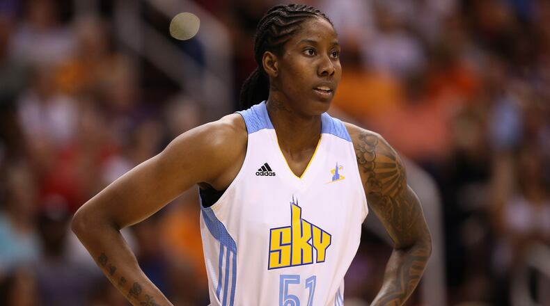 Jessica Breland, an All-Star forward, has spend last four seasons with the Chicago Sky.
