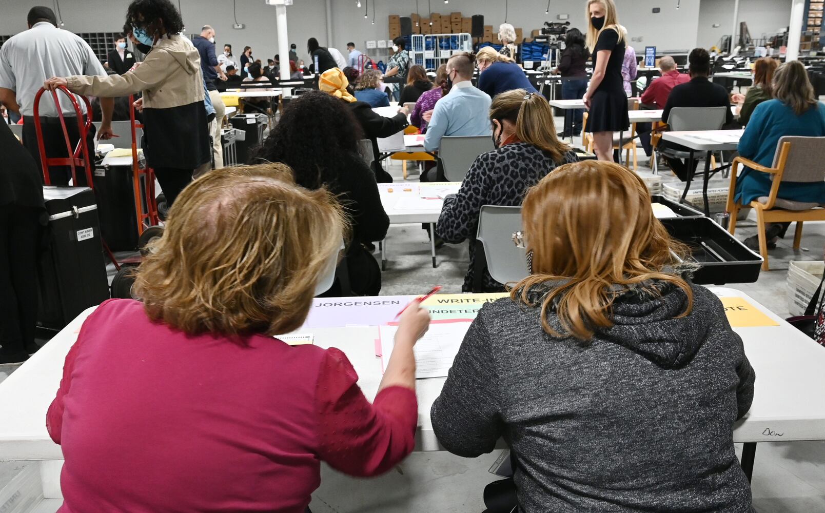Gwinnett election recount photos