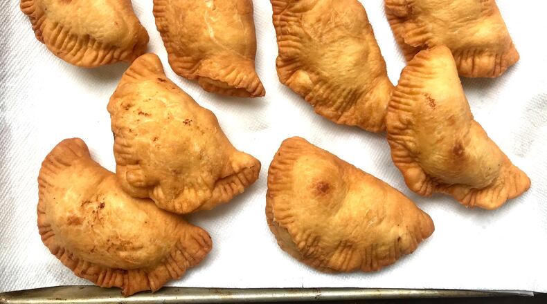 Cottage Cheese and Dill Piroshki from “Beyond Borscht” by Tatyana Nesteruk (Page Street Publishing Co., 2020). LIGAYA FIGUERAS / LIGAYA.FIGUERAS@AJC.COM