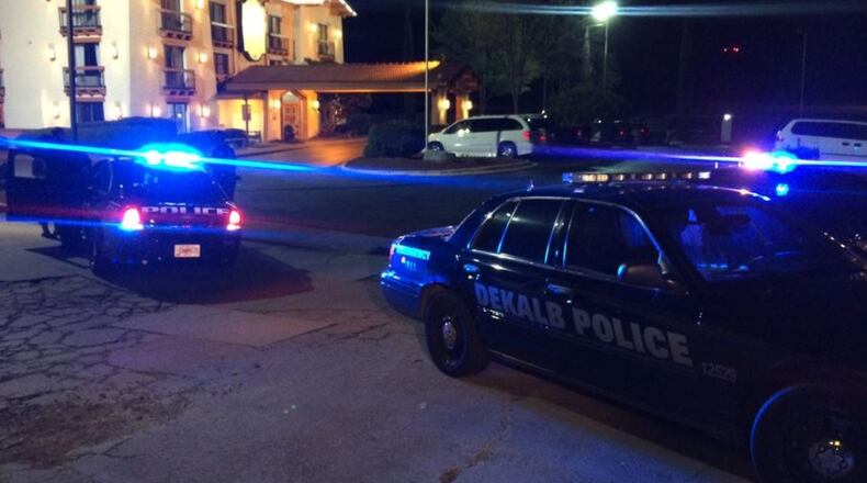 Officers responded to the scene of a fatal shooting at the Stone Mountain Inn on Mountain Industrial Boulevard on Wednesday night. (Channel 2 Action News)