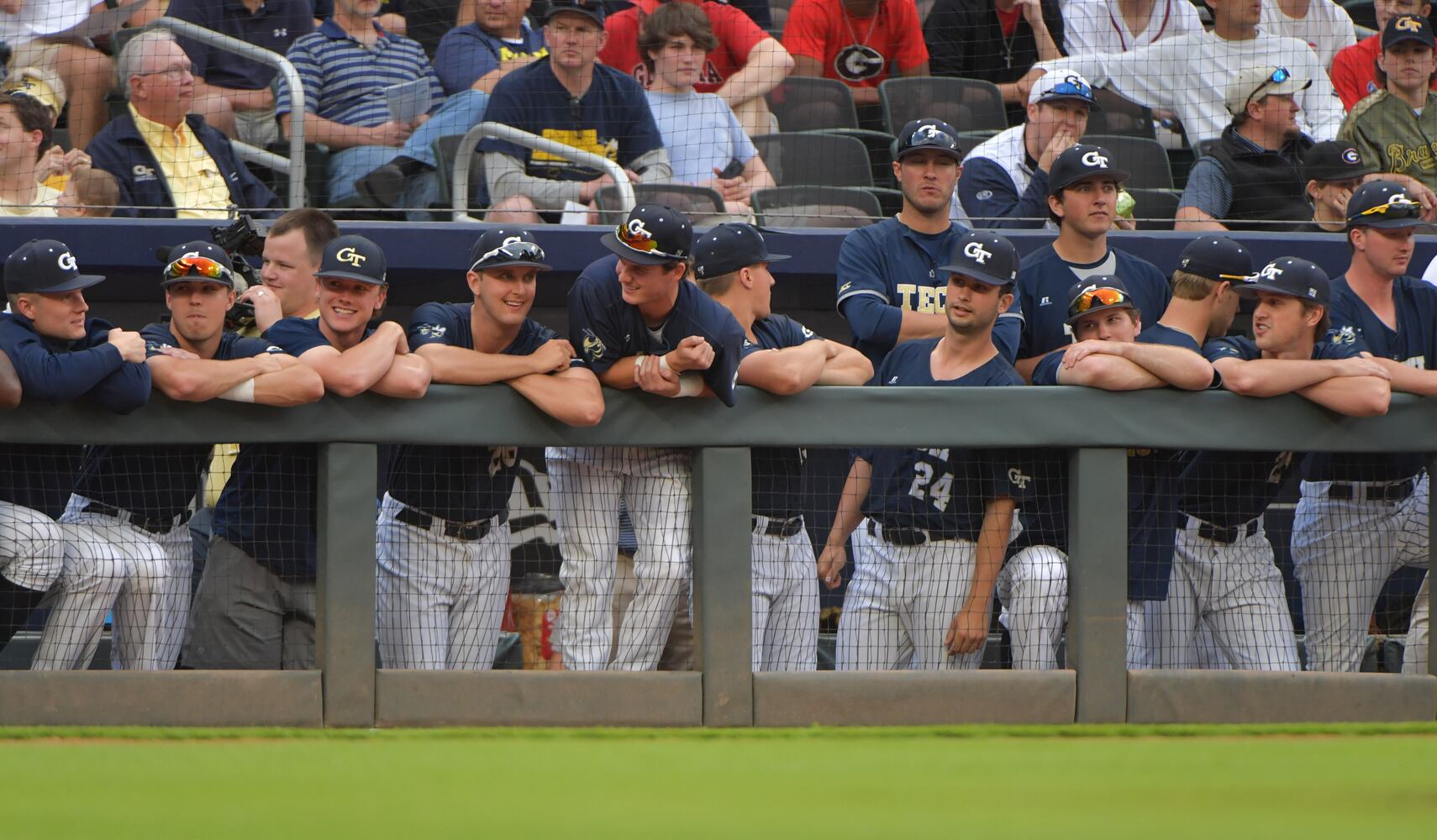 Photos: Tech and Georgia battle in baseball