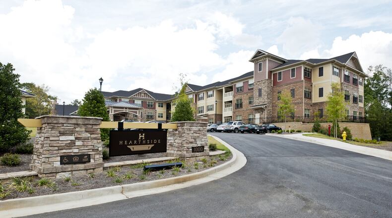 An example of a HearthSide apartment community for senior citizens is shown here in Peachtree City. A similar one was approved 7-0 on Oct. 5 by the Smyrna City Council.