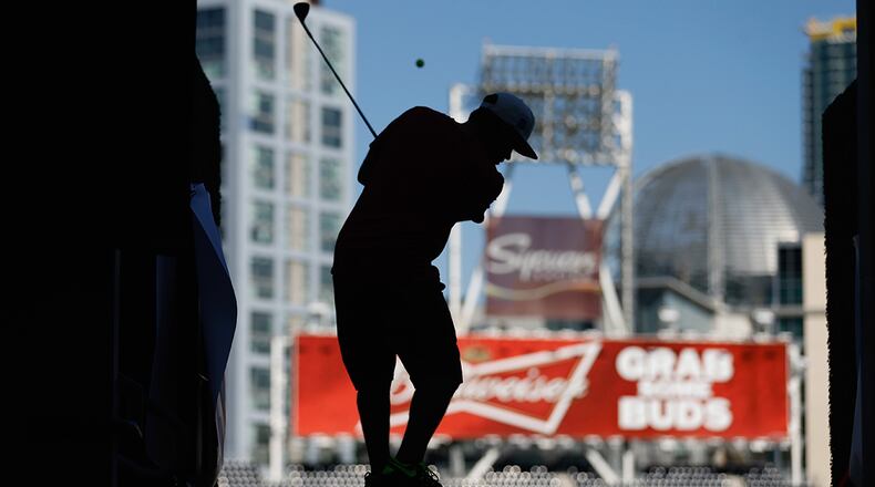 The San Diego Padres teamed with Callaway Golf to transform Petco Park into a 1,002-yard, nine-hole par-3 course at PETCO Park last year.