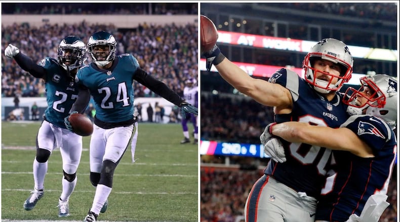 Google broke down how much every county in the United States searched for the Philadelphia Eagles and New England Patriots last week.