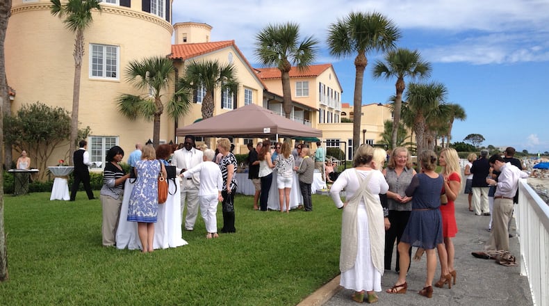 The King & Prince hosted a champagne reception and brunch at the conclusion of the 2013 Saint Simons Food & Spirits Festival. Photo: Jennifer Brett, jbrett@ajc.com
