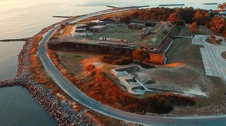 Fort Gaines is one of the key sites in the Civil War Battle of Mobile Bay.