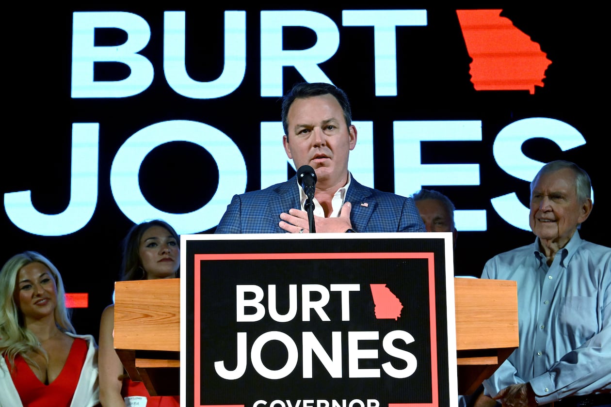 Lt. Gov. Burt Jones's leadership committee allows him to raise unlimited campaign cash and to raise money during the legislative session — something other candidates for lieutenant governor can't do. (Hyosub Shin/AJC)