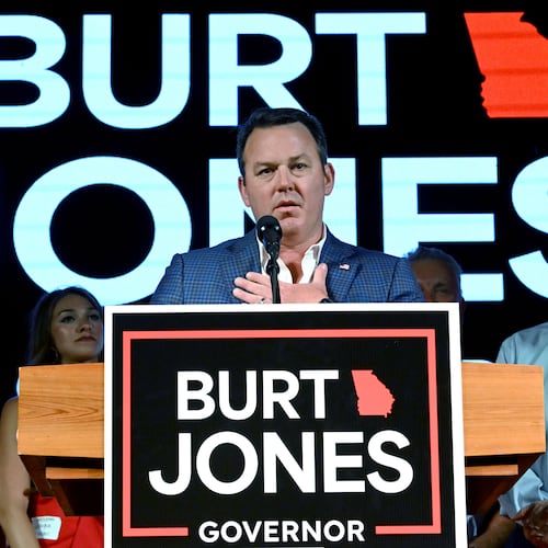 Lt. Gov. Burt Jones's leadership committee allows him to raise unlimited campaign cash and to raise money during the legislative session — something other candidates for lieutenant governor can't do. (Hyosub Shin/AJC)