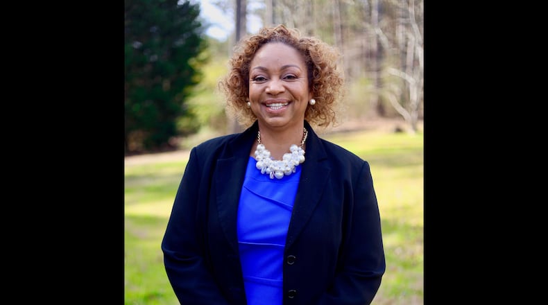 Henry County Commission Chairwoman Carlotta Harrell apologized to attendees of Tuesday's board meeting. No votes could be taken on business because of a lack of a quorum.