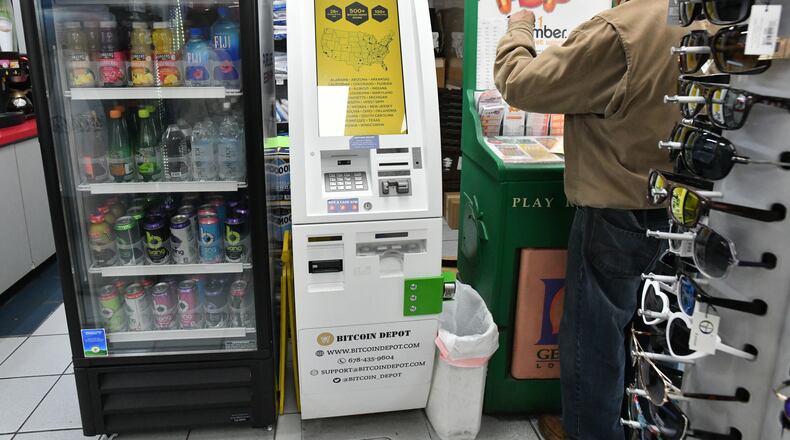 February 8, 2020 Norcross - Bitcoin Depot ATM is shown at Citgo Gas Station on Holcomb Bridge Rd in Norcross on Saturday, February 8, 2020. (Hyosub Shin / Hyosub.Shin@ajc.com)