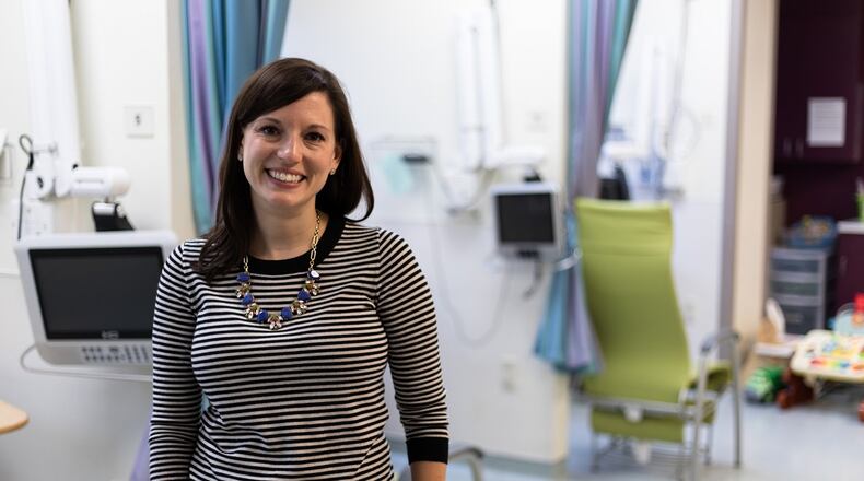 Psychologist Jordan Gilleland Marchak is developing a screening tool to assess how children with cancer and their families are handling the stress of the disease. CONTRIBUTED