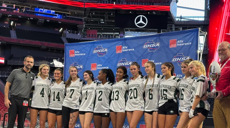 The Greenbrier Wolfpack beat North Oconee 18-0 to win the GHSA Division 2 championship on Dec. 16, 2024, at Mercedes-Benz Stadium.