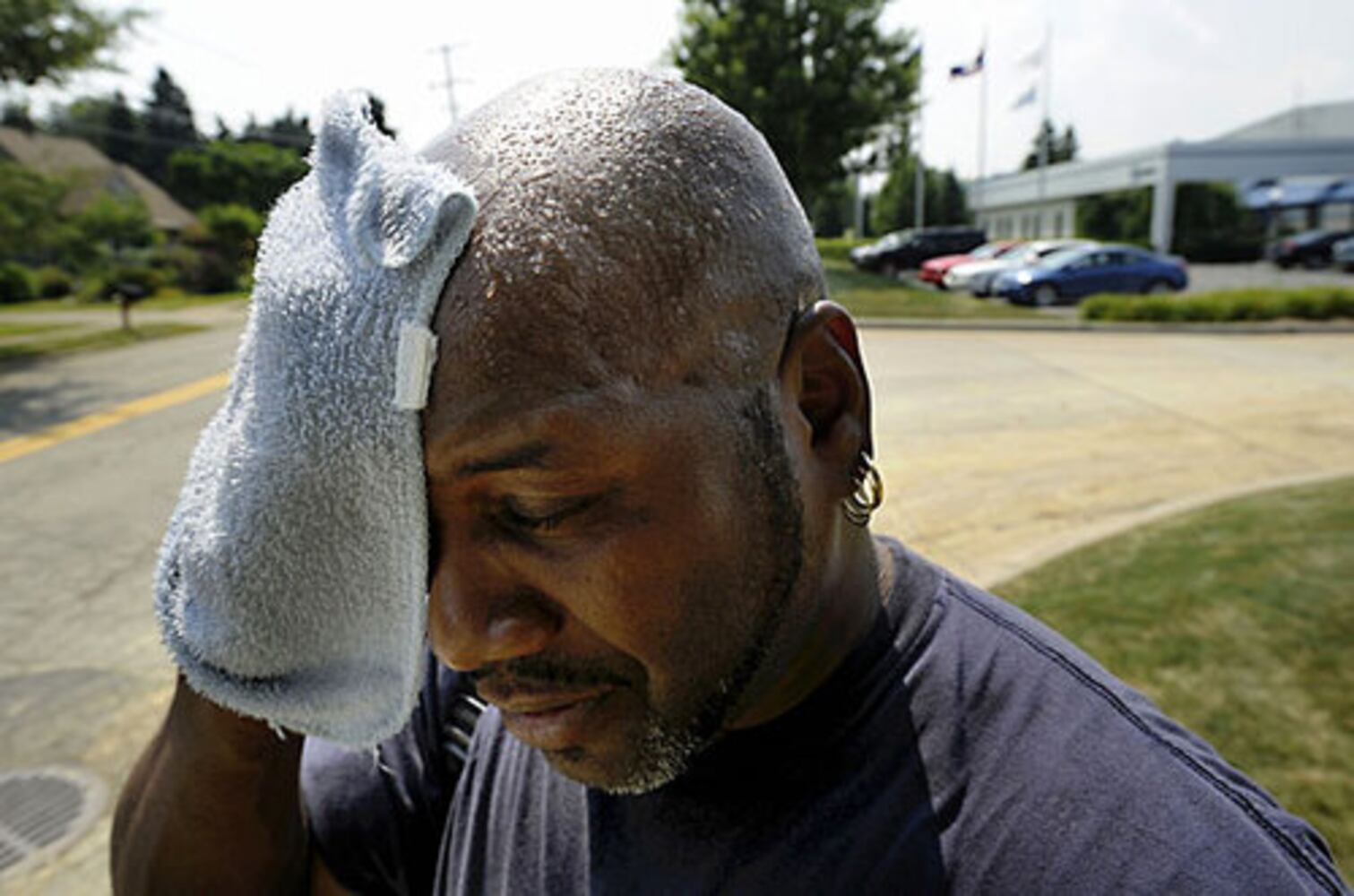 Hot air day on tap for workers