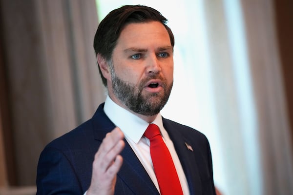 Vice President JD Vance attended a fundraiser in Atlanta on Wednesday.