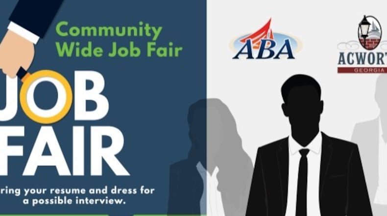 Acworth will host a Community Job Fair from 2 p.m. to 6 p.m. June 28 at the Acworth Community Center, 4361 Cherokee St., Acworth. (Courtesy of Acworth)