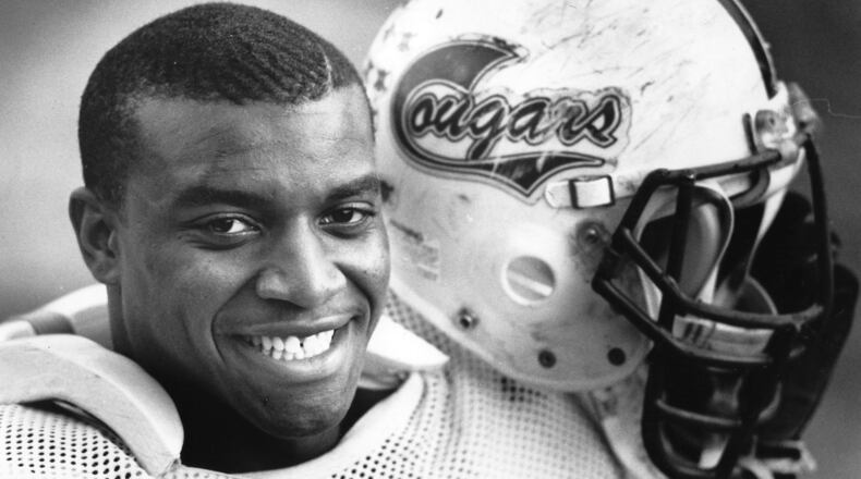 Mack Strong was a running back for the Brookstone Cougars. (Michael Barrett/AJC File)