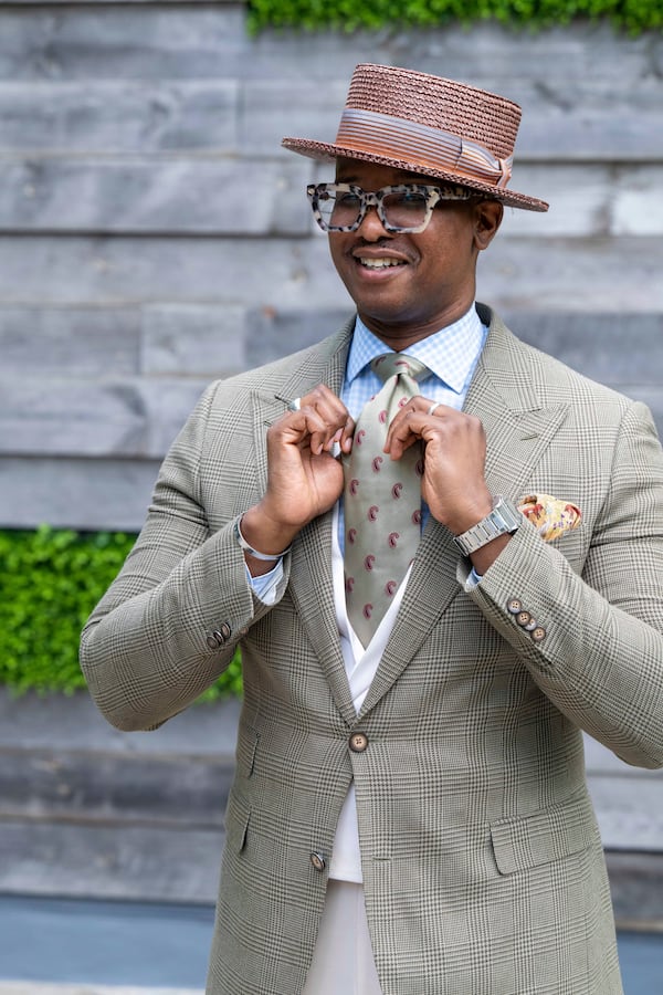 Style advisor, Michael Andrew, poses for a portrait on Friday, May 2, 2025, in Atlanta. (Photo by Paul R. Giunta/Invision/AP)