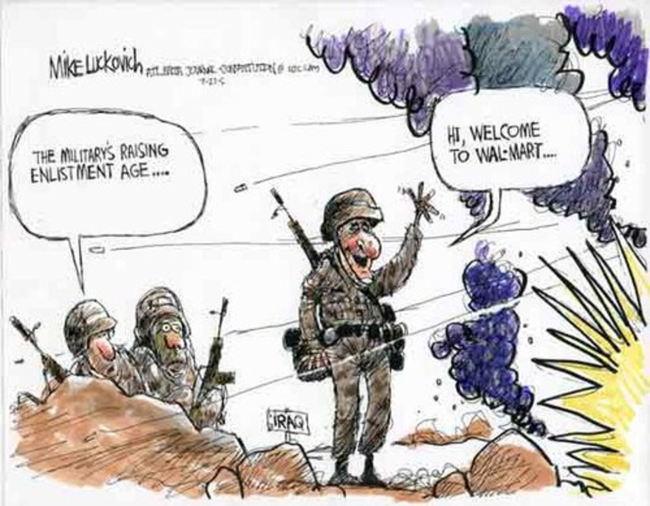 Mike Luckovich: 2005 Pulitzer Prize cartoons